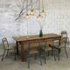 Duo of suspensions Holophane bistro style