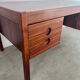 Old Danish Scandinavian desk in rosewood veneer designed by Christian Linneberg