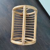 70s bamboo magazine holder