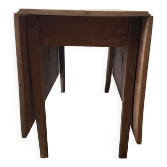 19th century folding table in oak