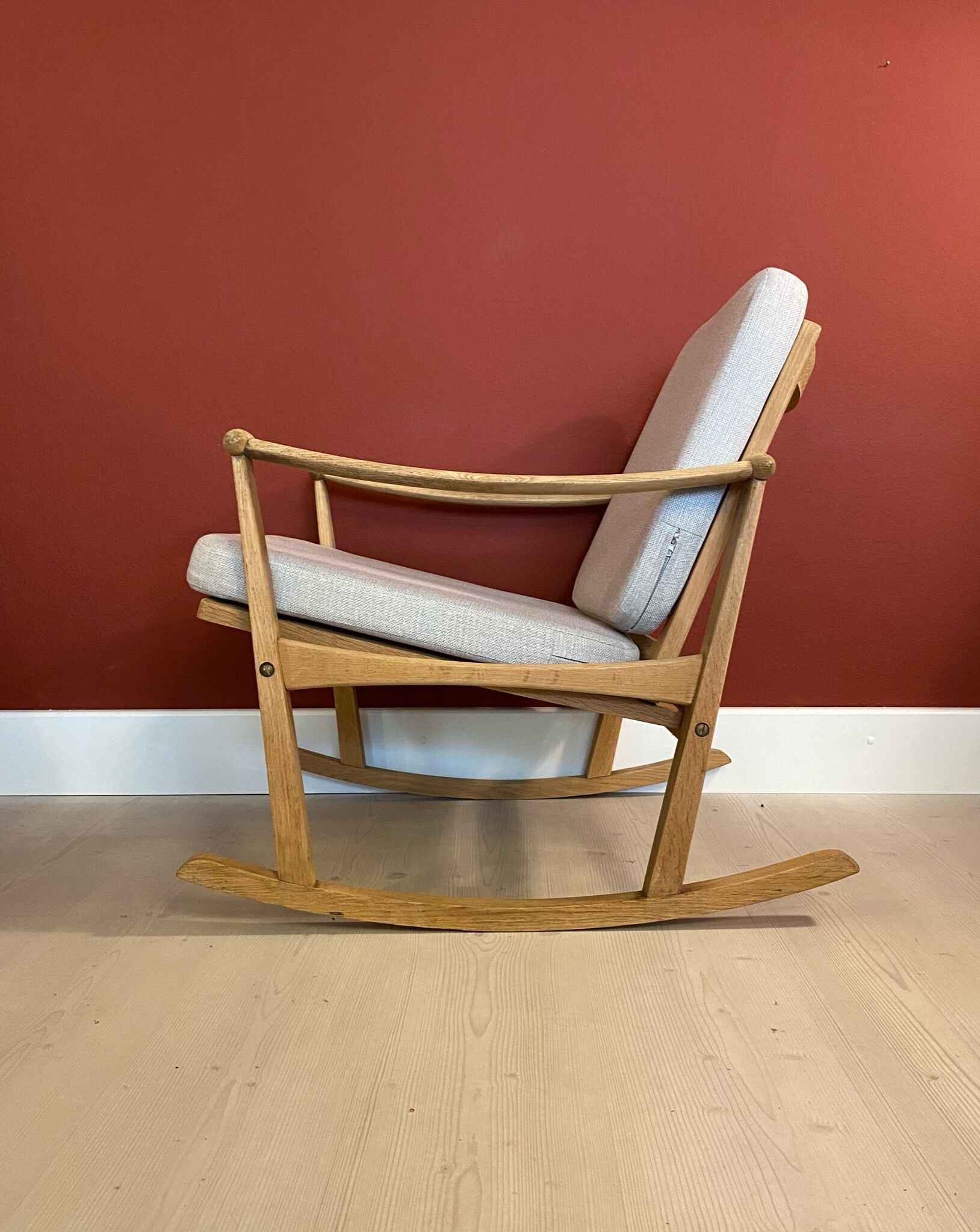 Danish rocking chair by Finn Juhl for M. Nissen, Denmark 1960s
