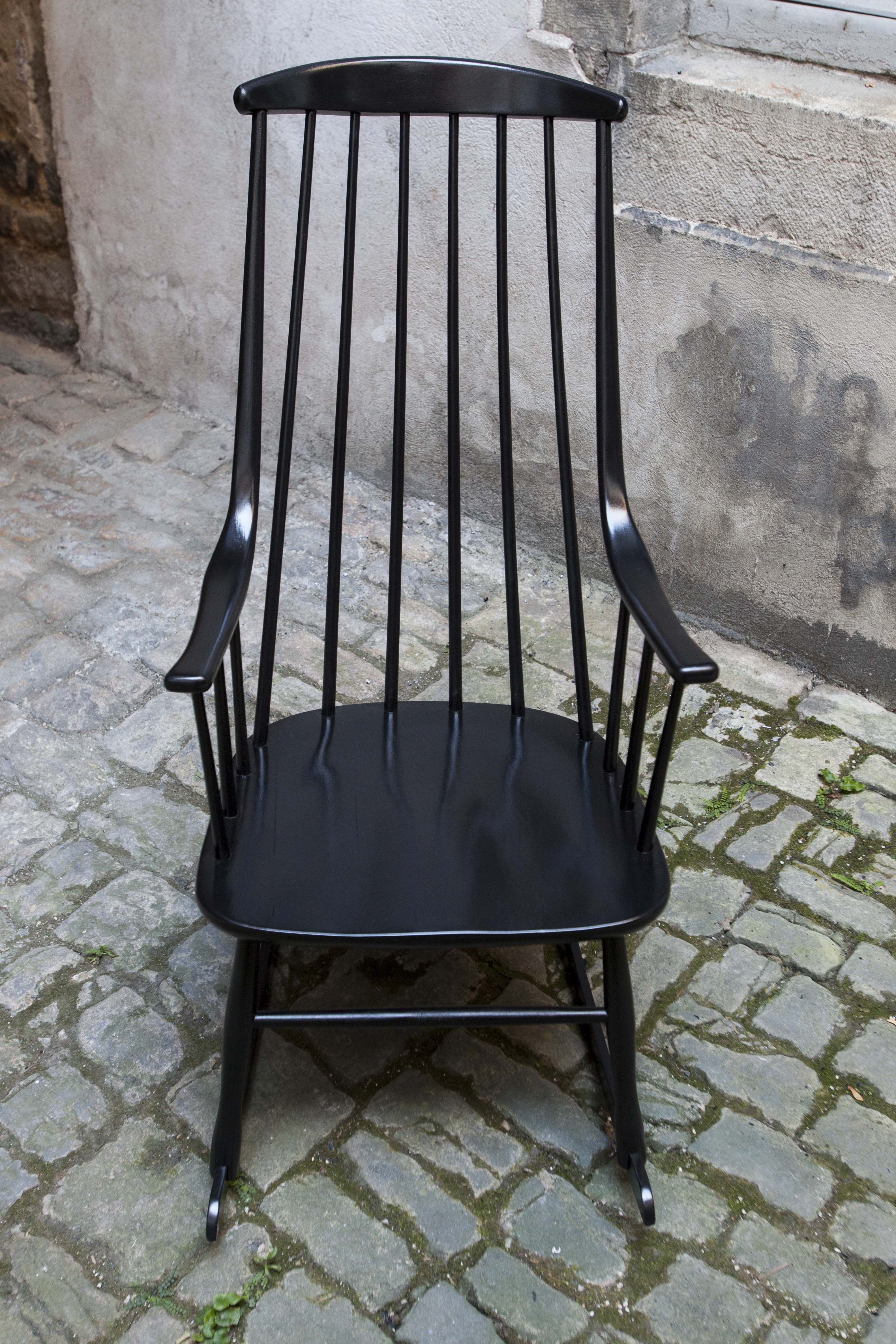 Scandinavian rocking chair by Lena Larsson for Nesto, 1958