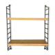 Étagère murale modulable Nils Nisse Strinning bois et métal - 1960