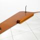 1930s Wall Mirror, Teak and Plywood, Abstract Design, Germany
