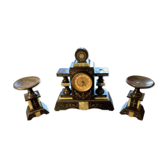 Horloge de cheminée de style empire