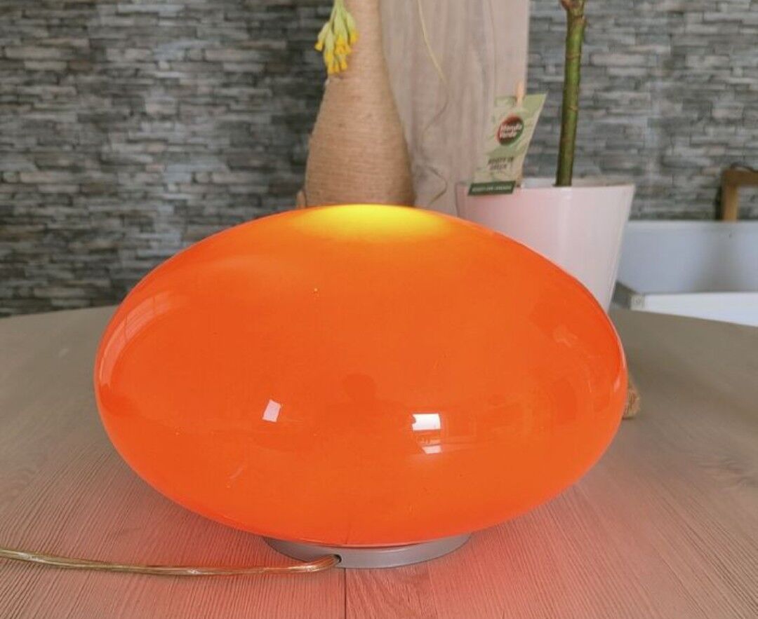 Ufo lamp ufo orange vintage 1980
