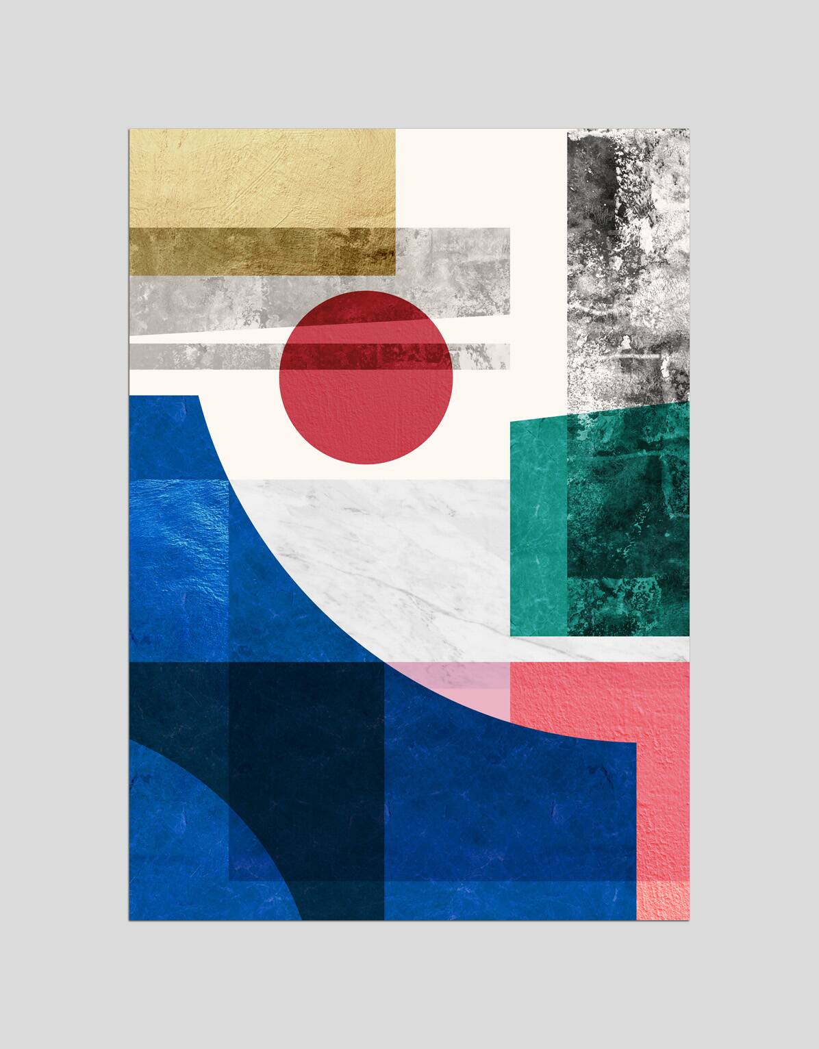 2 geometric art prints. A2 (42x59.4cm)