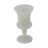 Vase en opaline banc