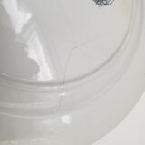 Vintage round dish in English earthenware