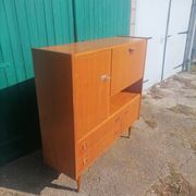 Old buffet furniture Scandinavian secretary wood vintage teak