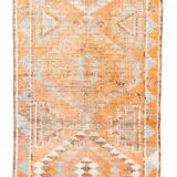 3x12 Wabi Sabi Hallway Rug, Soft Tribal Runner Rug, 96x350Cm