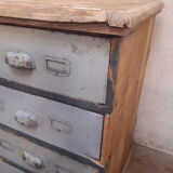 Industrial sideboard with 16 drawers