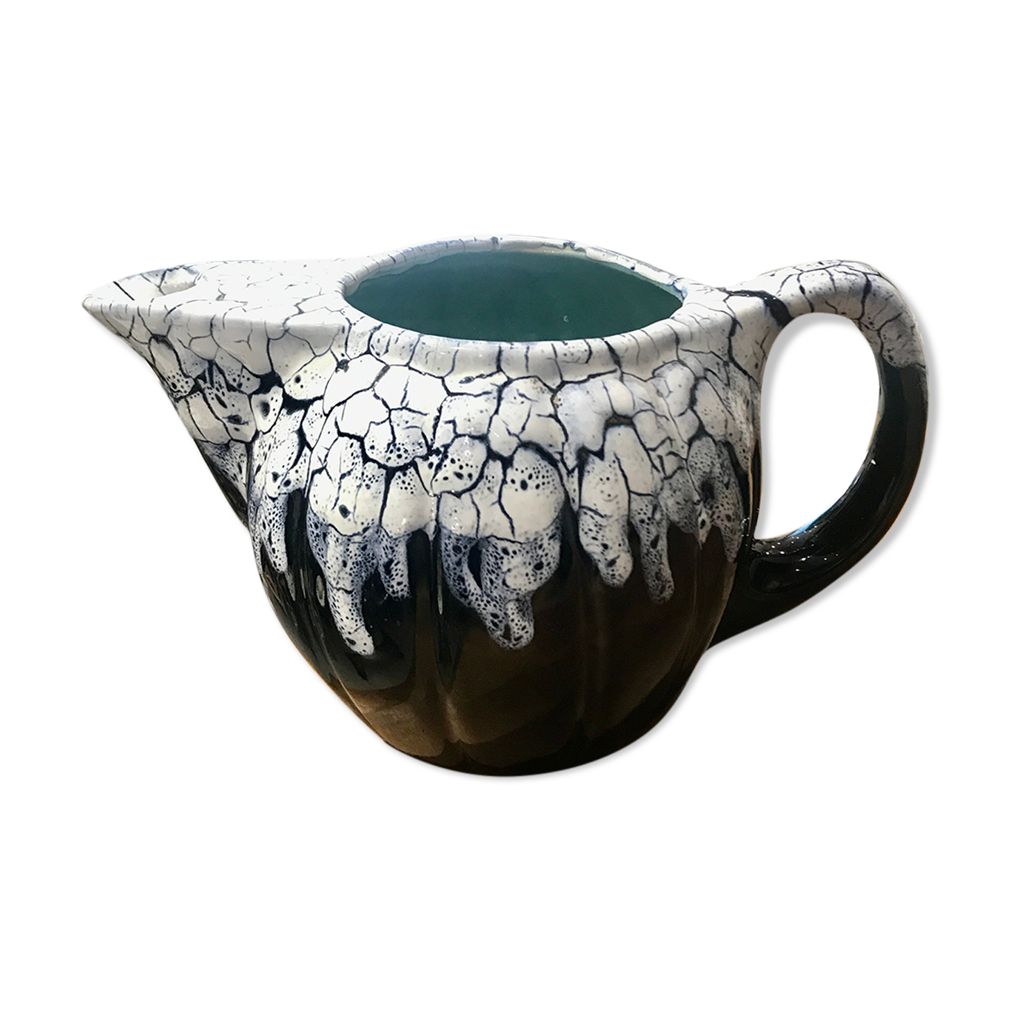 Flamed ceramic pitcher A. Mouton