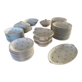 Limoges porcelain service with flowers