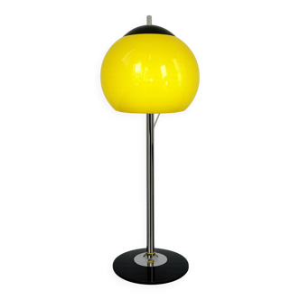 Space Age table lamp, 1970s, metal/glass/plastic, 62 cm