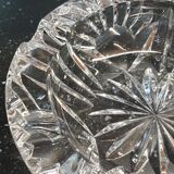 Hand-cut crystal ashtray