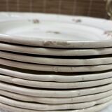 10 assiettes plates Moulin des Loups Beauce
