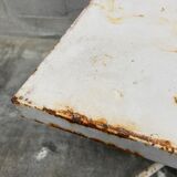 Old bistro table 1960 metal