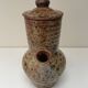 Large pyrite stoneware coffee pot, workshop work, 1970.