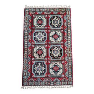 Handmade Berber Carpet Fes 207x124cm