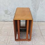Scandinavian beech drop-leaf table