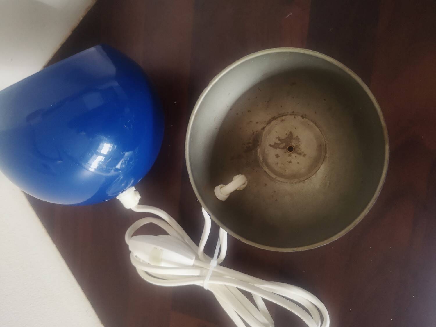 Blue Diabolo Lamp Goffredo Reggiani, Vintage Italy 60's / 70's