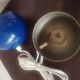 Blue Diabolo Lamp Goffredo Reggiani, Vintage Italy 60's / 70's