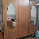 Wardrobe with mirrors