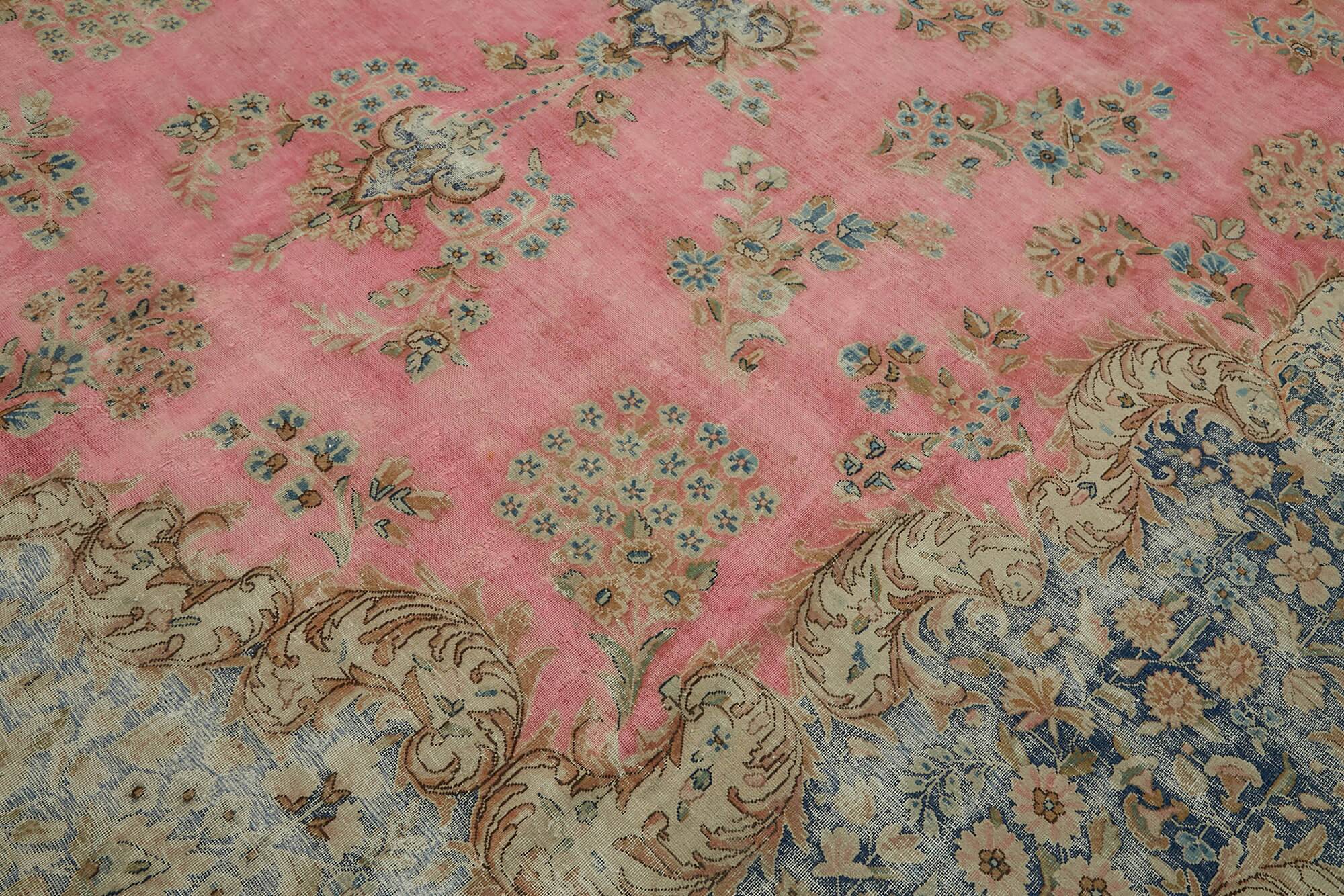 Tapis vintage unique fait à la main 300 cm x 494 cm
