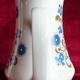 Cafetière en porcelaine de colditz germany décor fleurs vintage