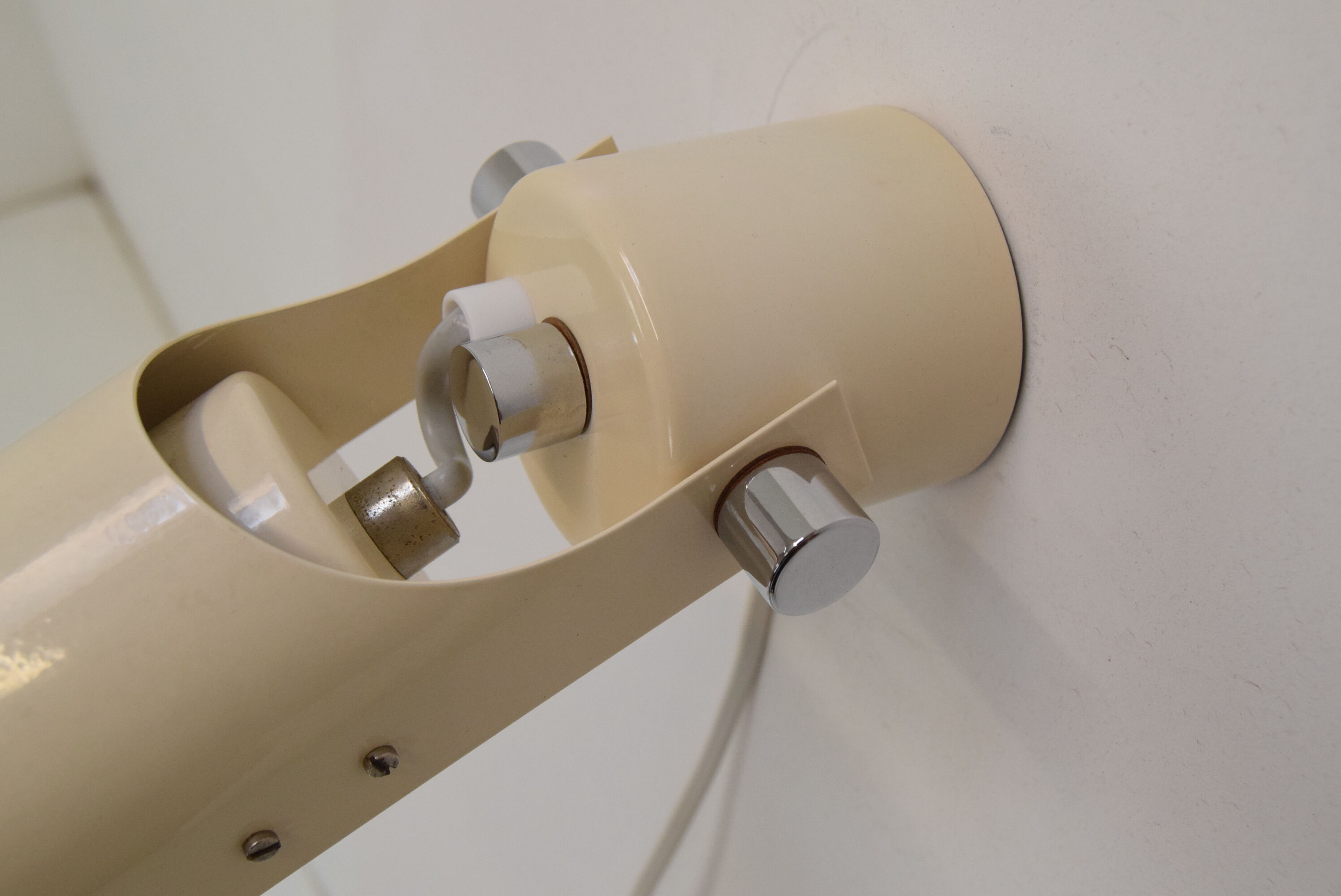 Mid-century Adjustable Wall Lamp by Jilove u Decina, 1970's.