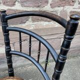 Rare Viennese bistro chair curved wood 1900
