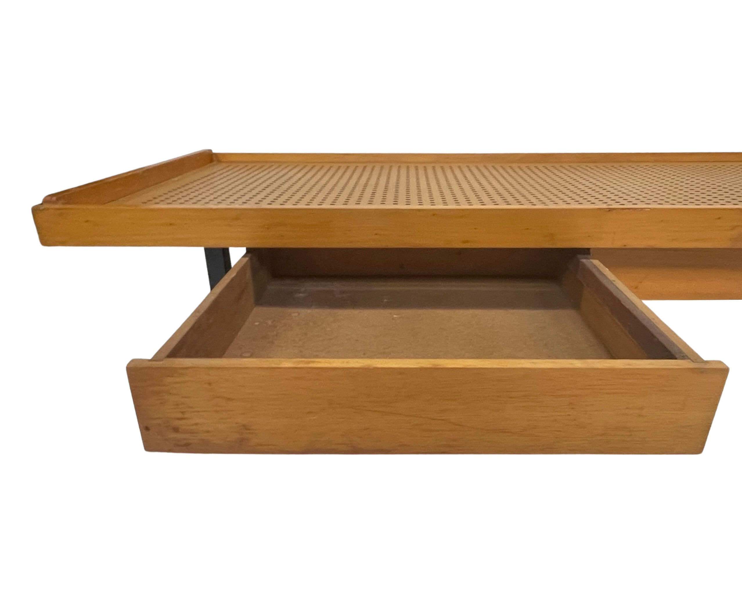 Vintage wooden bed with drawers, Netherlands, 1960 design Daybed