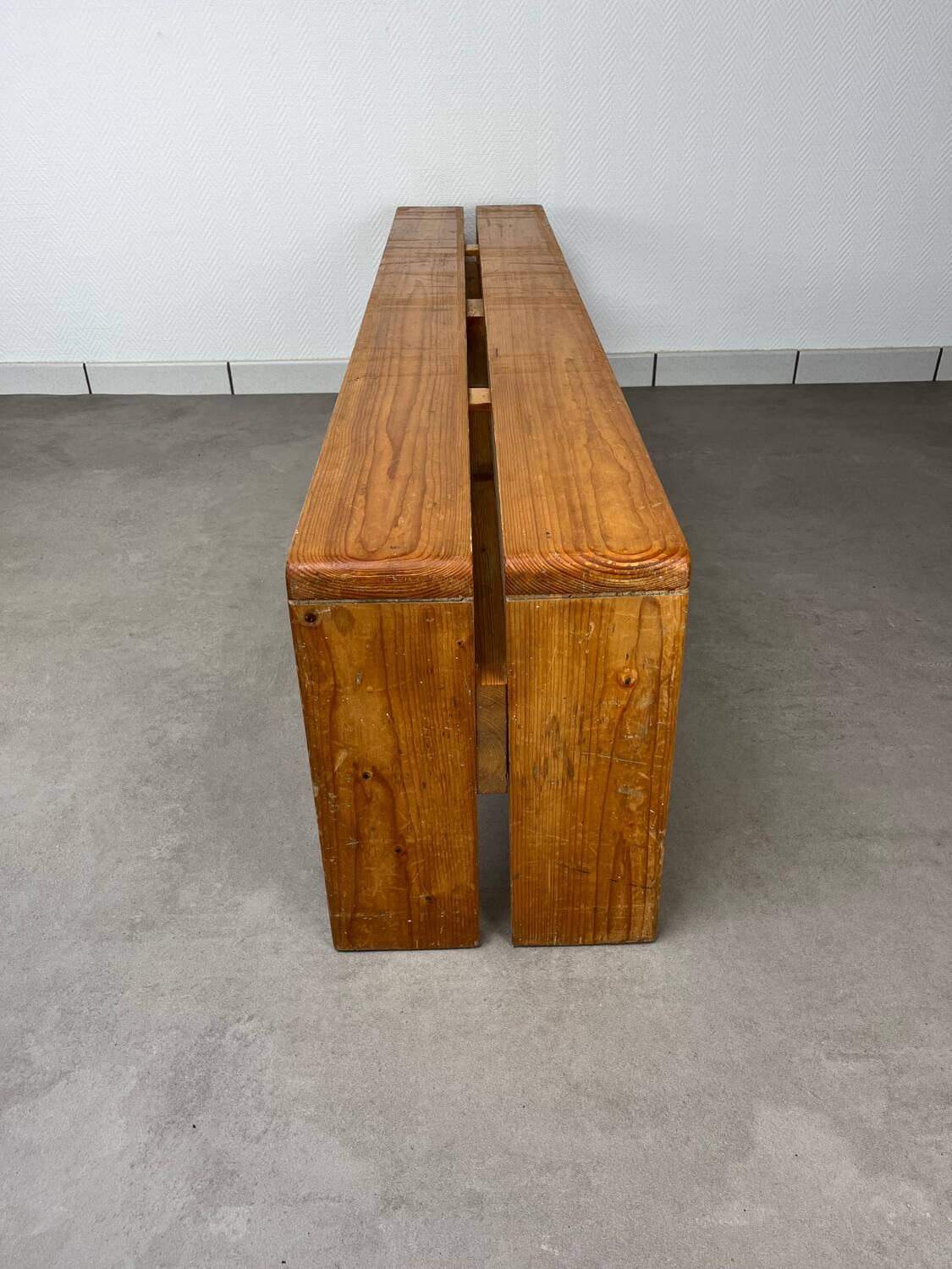 Charlotte Perriand bench for Les Arcs