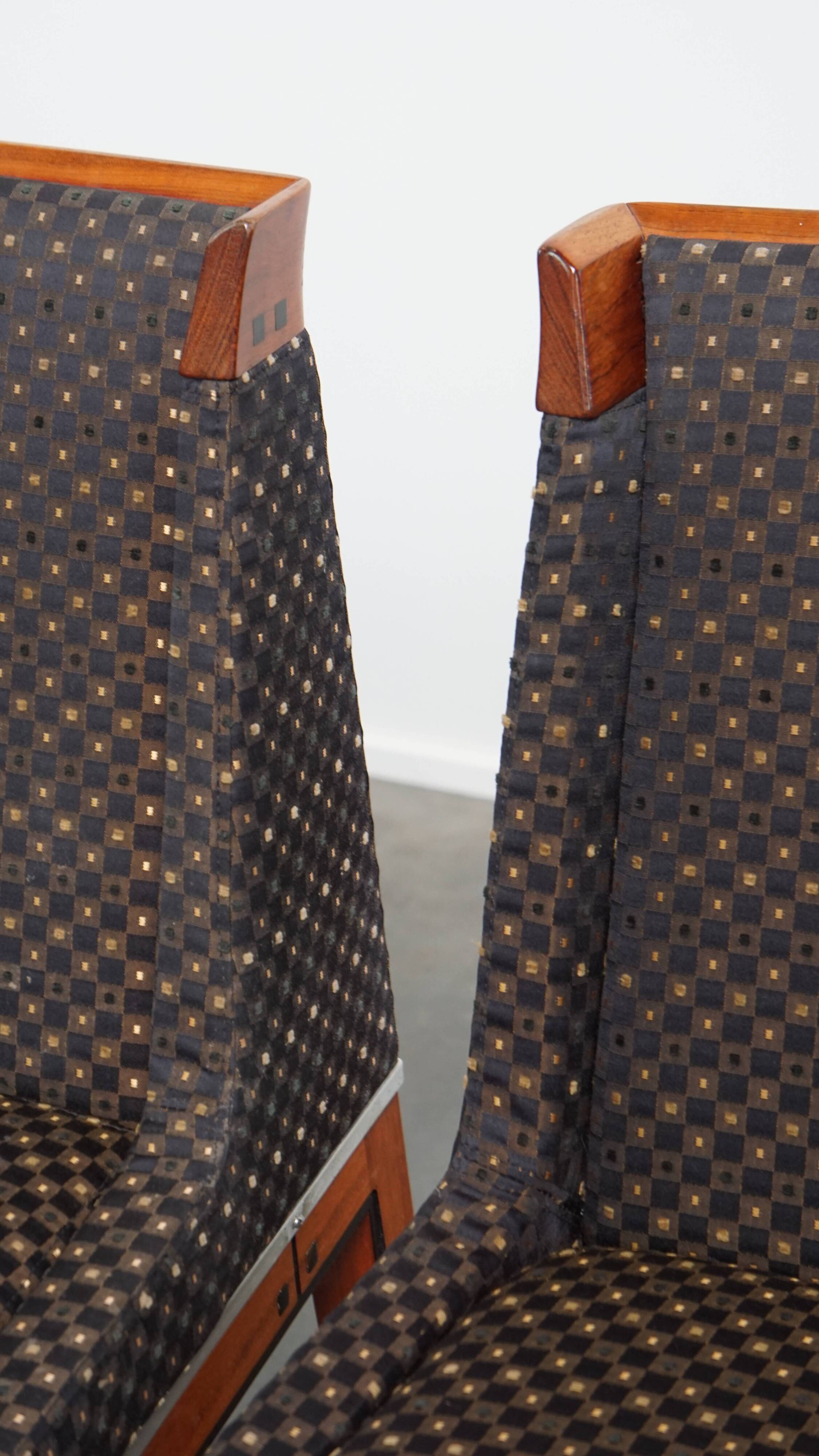 Set of 4 Art Deco dining chairs