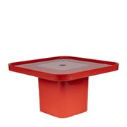 Table de canapé rouge par Peter Ghyczy pour Horn Collection