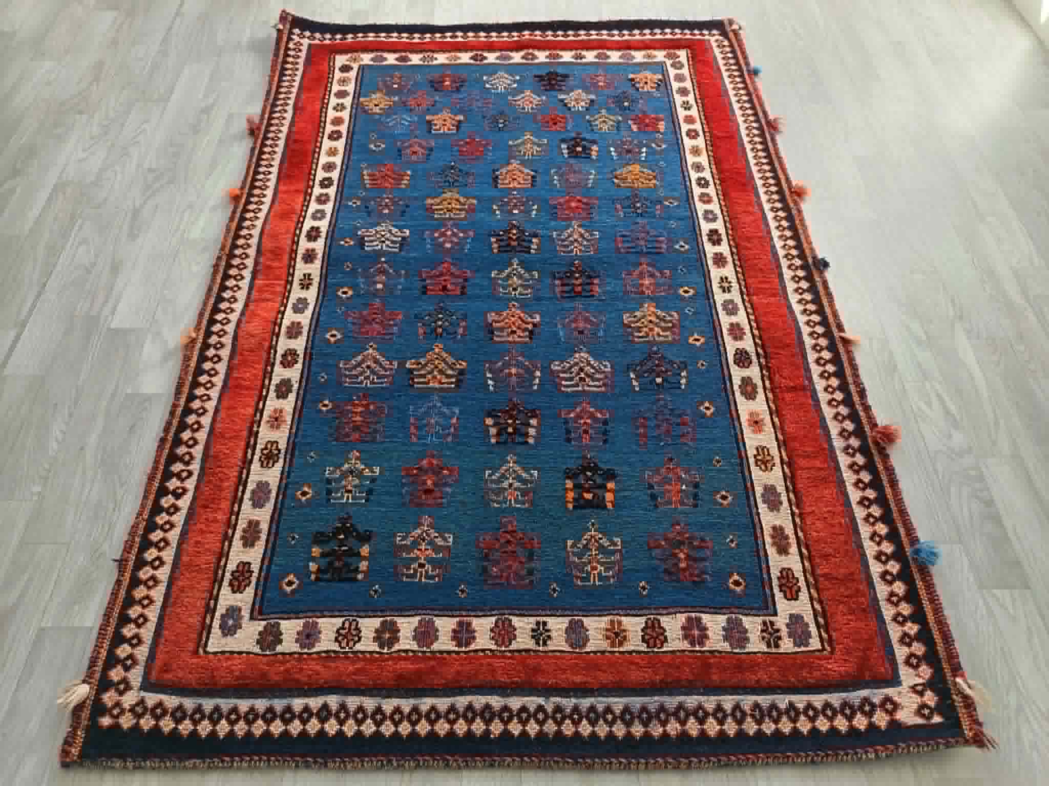 Tapis Persan Qashqaï fait main