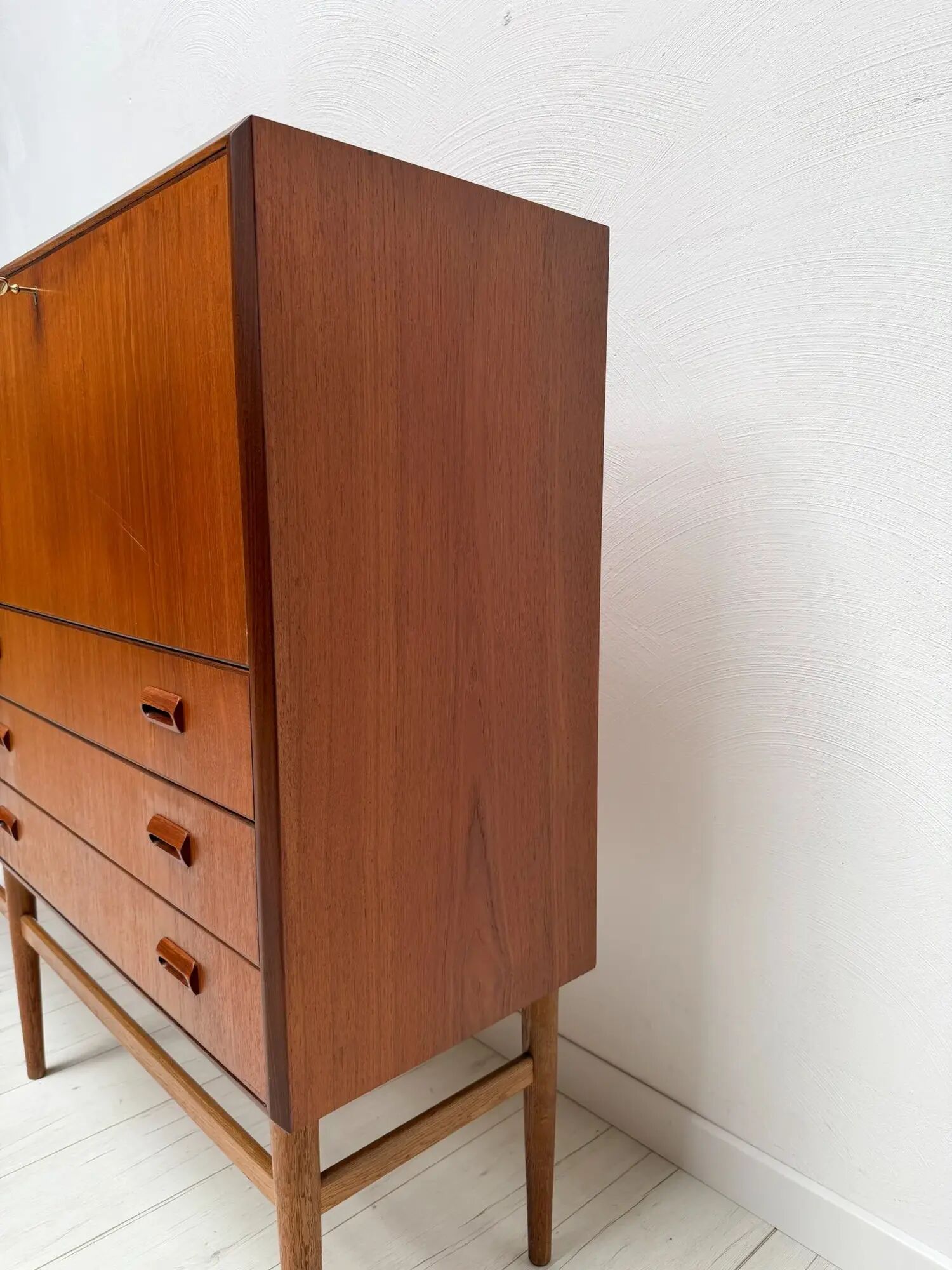 1960s vintage Danish sideboard highboard attributed to Børge Mogensen