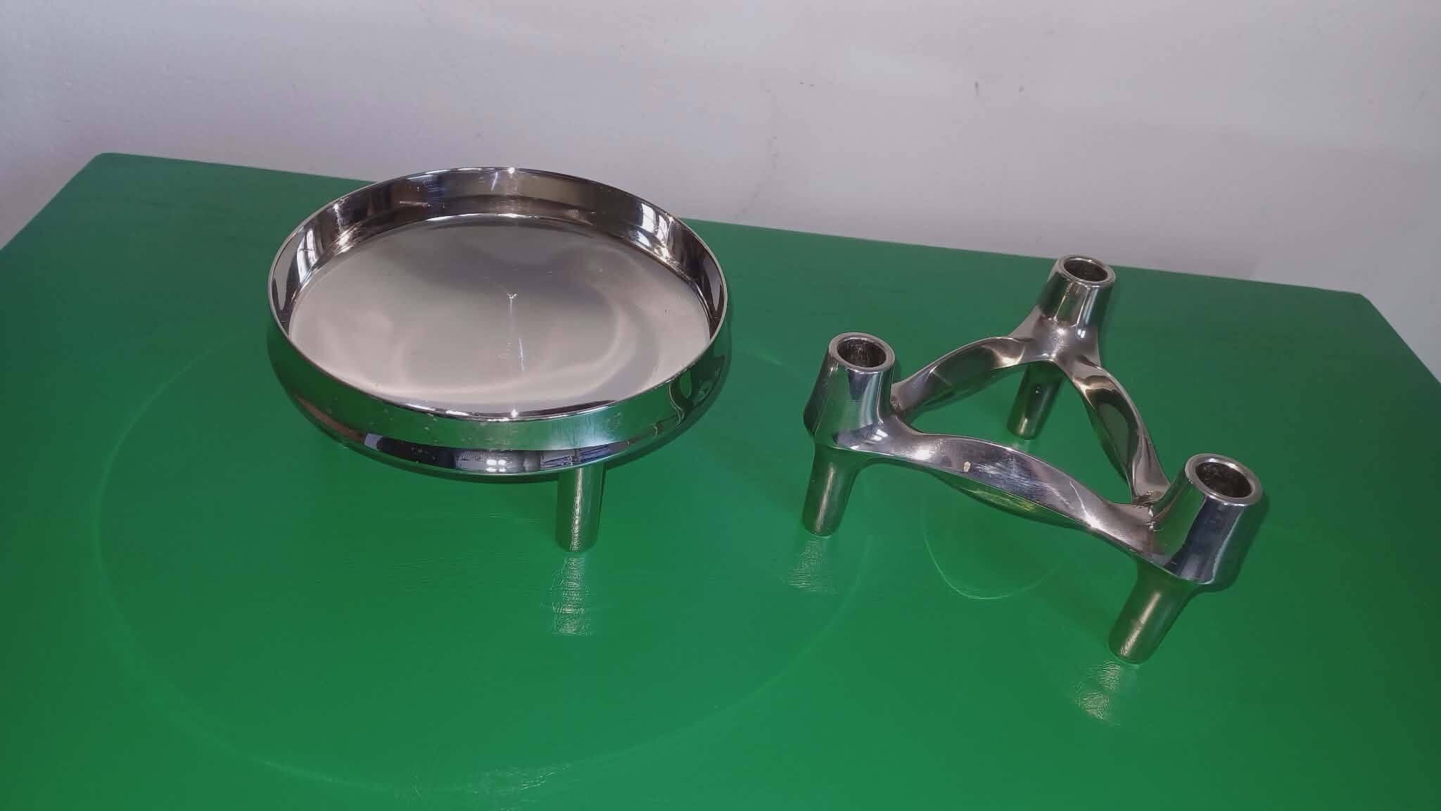 " BMF "  Candle Holder + shell . Set 2