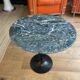 Side table/guéridon Tulipe - Knoll - Verde Alpi marble