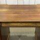 1950s English desk in walnut and oak