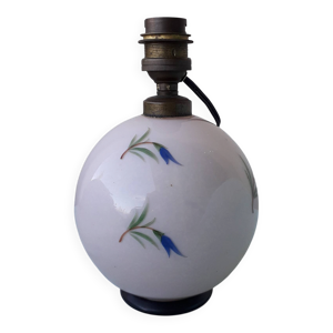 pied de lampe en opaline