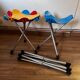 Set of 4 LALLEMAND stools