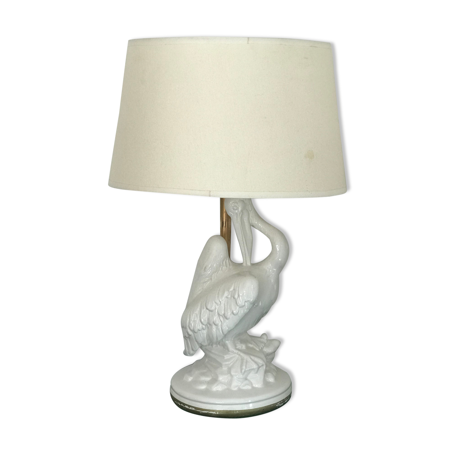 Lampe ancienne forme de Pélican