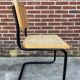 Chaise design Cesca modèle b32 en noir