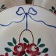 5 antique Longchamp dinner plates