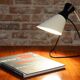 Mid-Century Czech Table Lamp in Metal attributed to J. Hůrka for Napako, 1950s