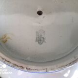 Renaissance Cache Pot in earthenware from Gien, year 1875