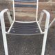 Set de 8 chaises de jardin terrasse vintage 1970