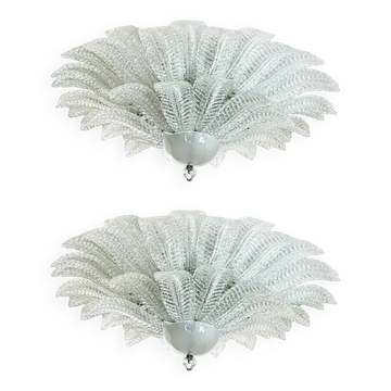 Venetian Murano Glass Flush Mounts from Simoeng, Set of 2